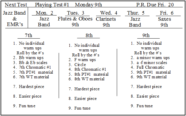 Daily lesson plans