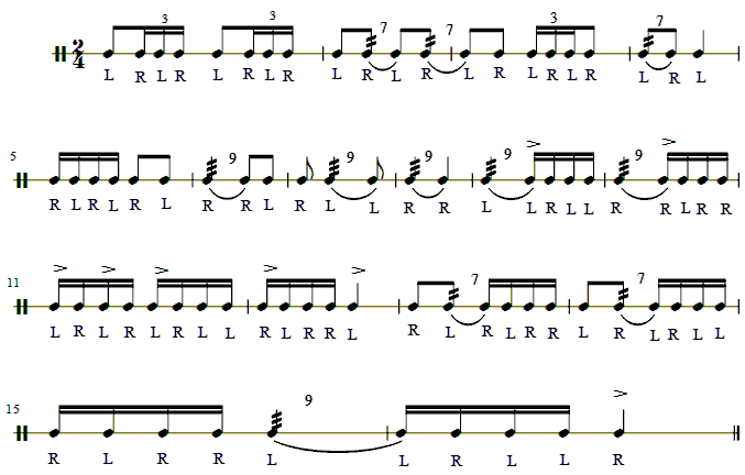 7th Grade Rudiment Test 2