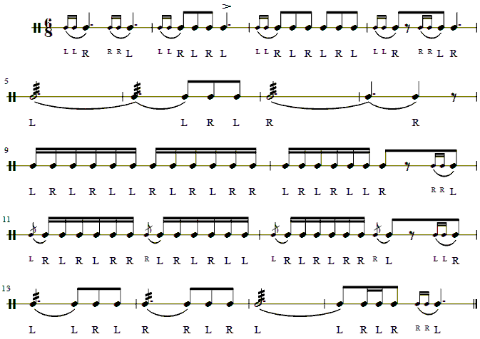 8th-9th Grade Rudiment Test 3